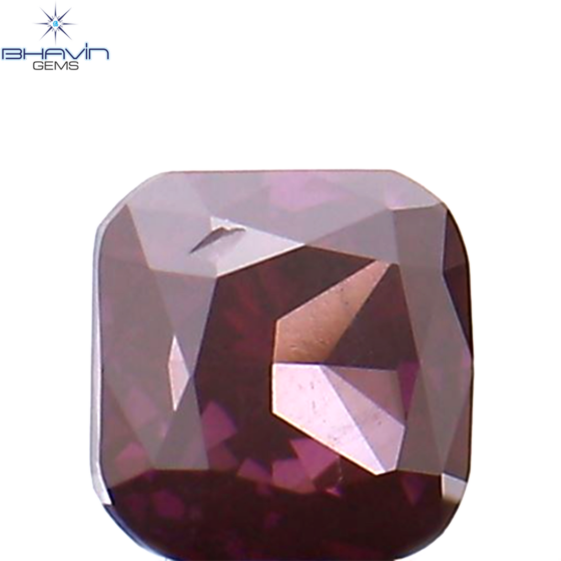 0.12 CT Natural Cushion Diamond Enhanced Pink Color Clarity VS2 (2.64 MM)