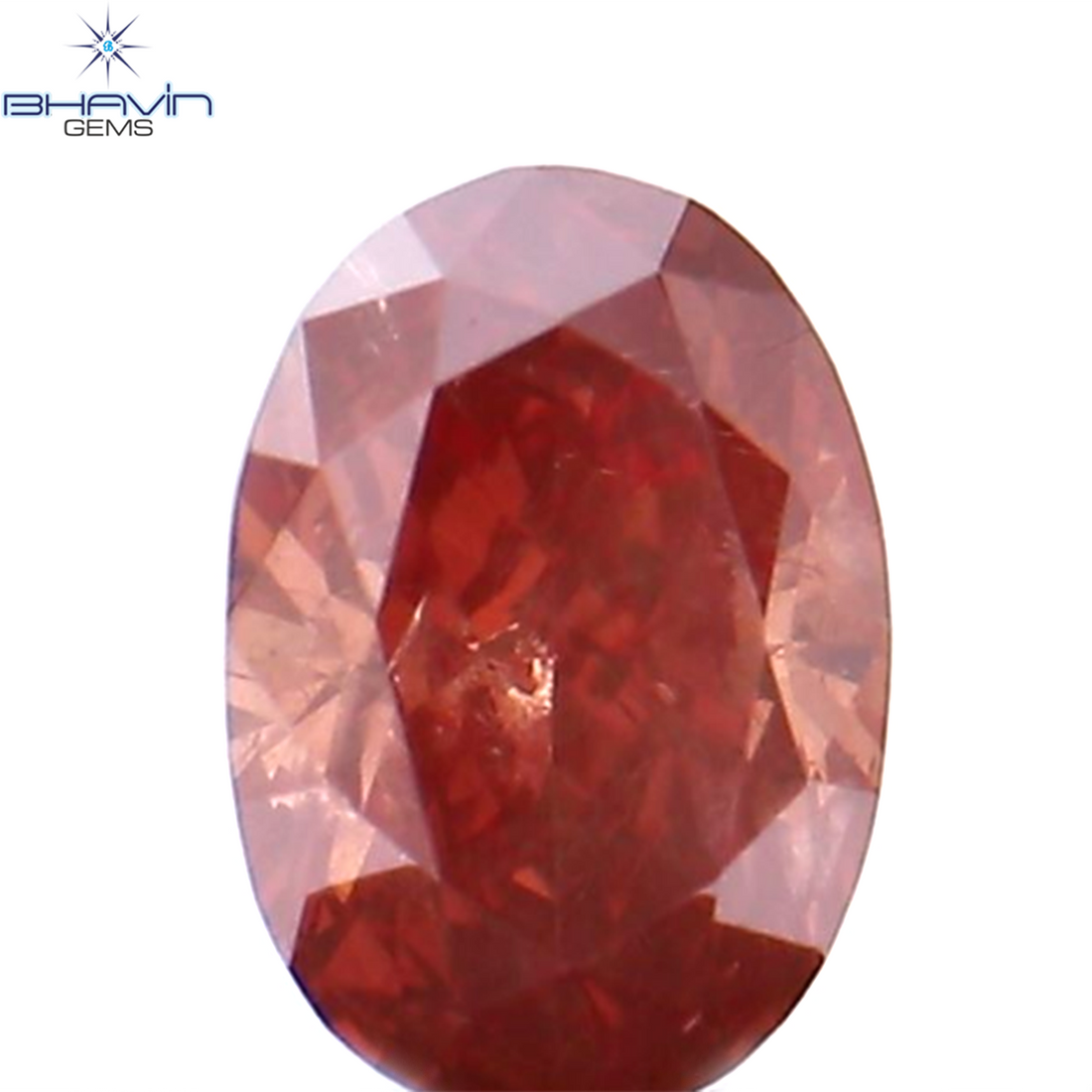 0.19 CT Natural Oval Diamond Enhanced Pink Color Clarity SI1 (4.16 MM)