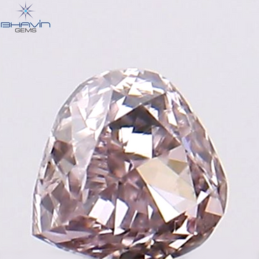 0.06 CT Heart Shape Natural Diamond Pink Color SI1 Clarity (2.28 MM)