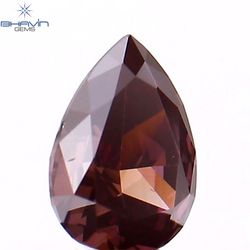 0.29 CT Pear Shape Natural Diamond Pink Color VS1 Clarity (4.80 MM)
