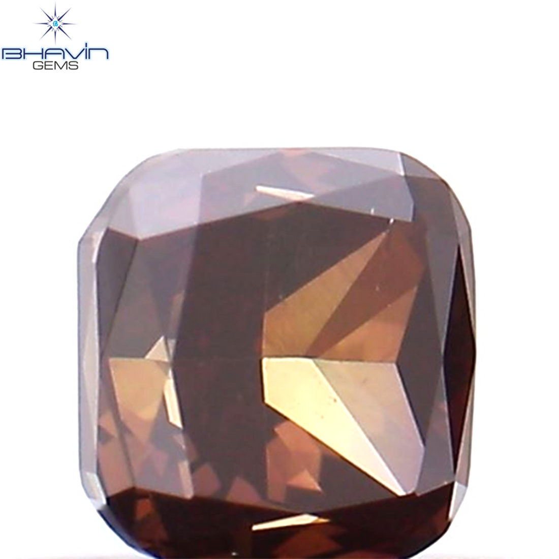0.25 CT クッション シェイプ ナチュラル ルース ダイヤモンド 強化ピンク色 VS1 クラリティ (3.24 MM)