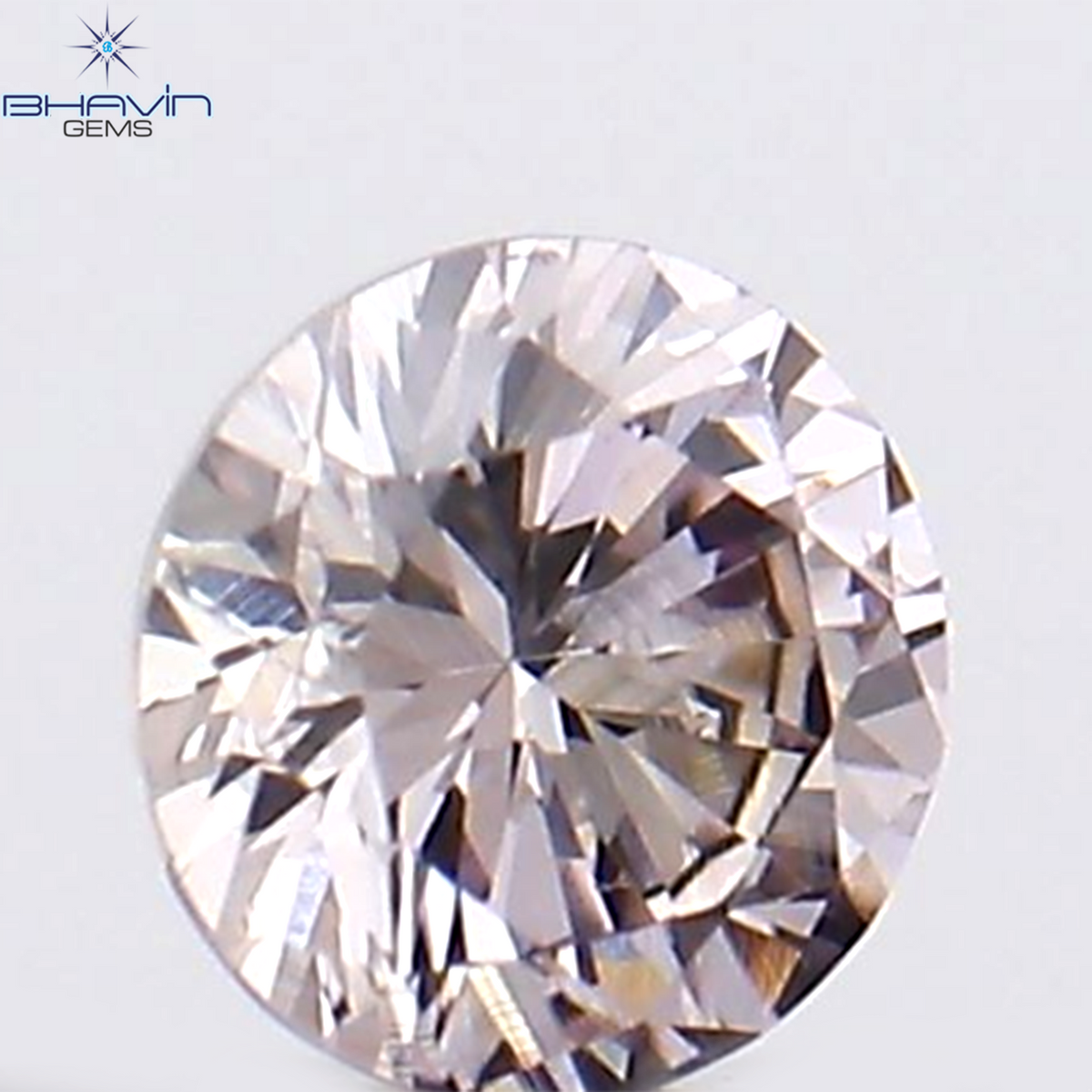 0.06 CT Natural Round Diamond Pink Color Clarity VS1 (2.47 MM)