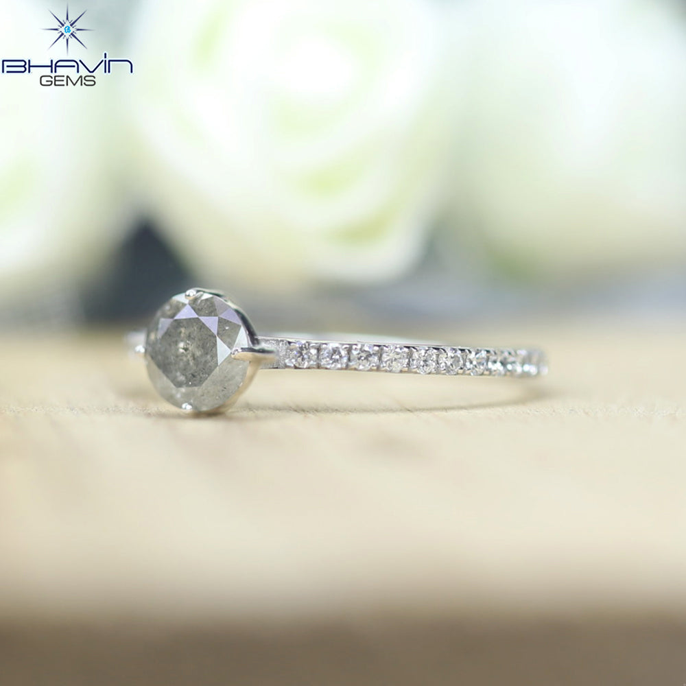 Round Shape Diamond Engagement Ring And Wedding Diamond Ring