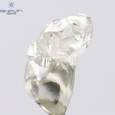 0.78 CT Rough Shape Natural Diamond White Color I2 Clarity (6.96 MM)