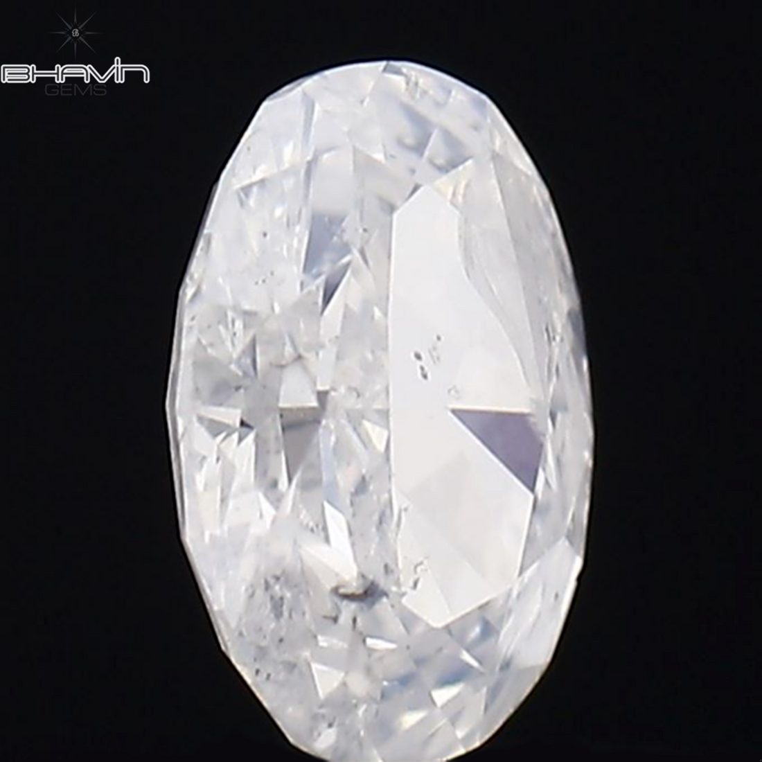 0.22 CT 楕円形 天然ダイヤモンド ピンク色 I1 クラリティ (4.28 MM)