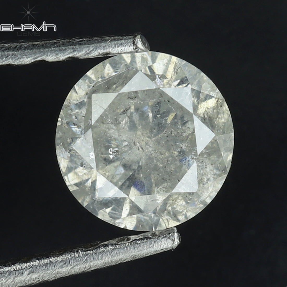 0.42 CT Natural Round Diamond White Color Clarity I3 (4.80 MM)