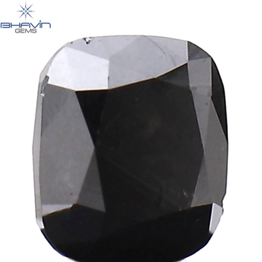 0.22 CT Cushion Diamond Natural Diamond Black Diamond Clarity Opaque (3.40 MM)