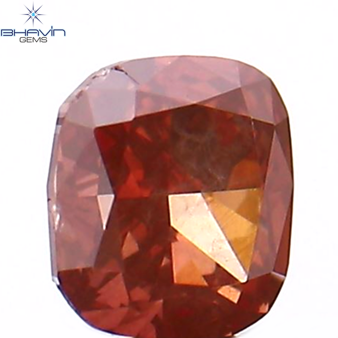 0.12 CT クッション シェイプ ナチュラル ルース ダイヤモンド 強化ピンク色 SI2 クラリティ (2.83 MM)