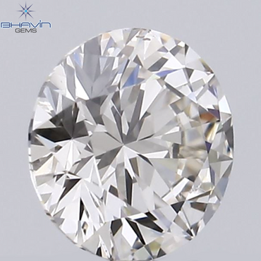 IGI 認定 0.31 CT ホワイト(J) ダイヤモンド ラウンド ダイヤモンド ナチュラル ルース ダイヤモンド SI1 クラリティ (4.37 MM)