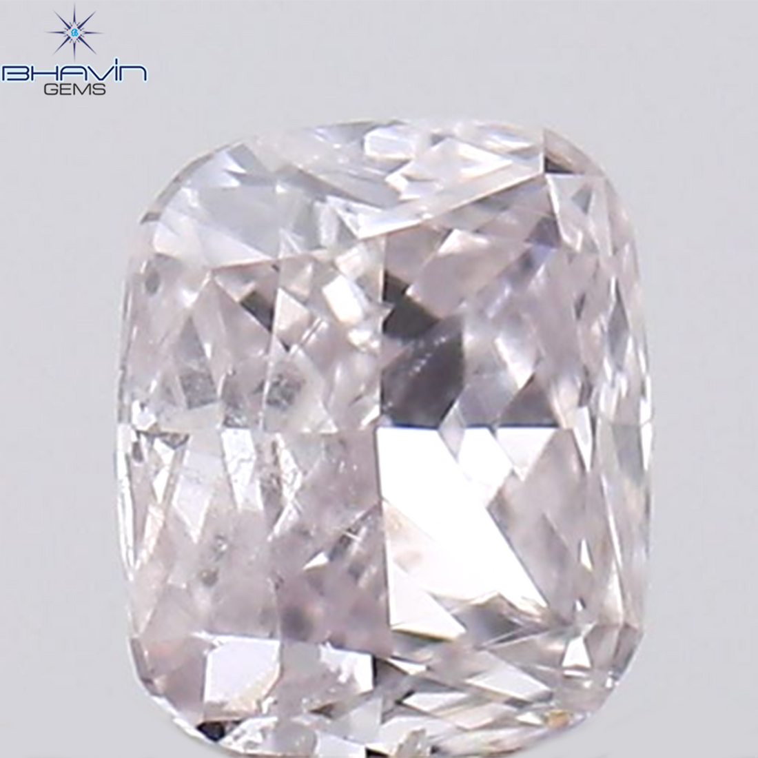 0.05 CT クッションシェイプ 天然ダイヤモンド ピンクカラー VS2 クラリティ (2.28 MM)
