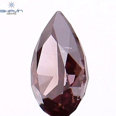 0.23 CT Pear Shape Natural Diamond Pink Color VS2 Clarity (5.05 MM)