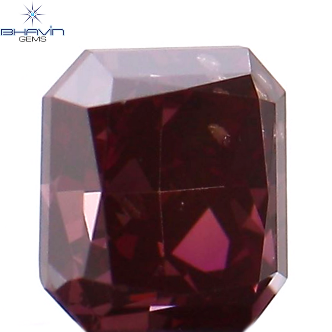 0.27 CT Natural Radiant Diamond Enhanced Pink Color Clarity VS1 (3.68 MM)