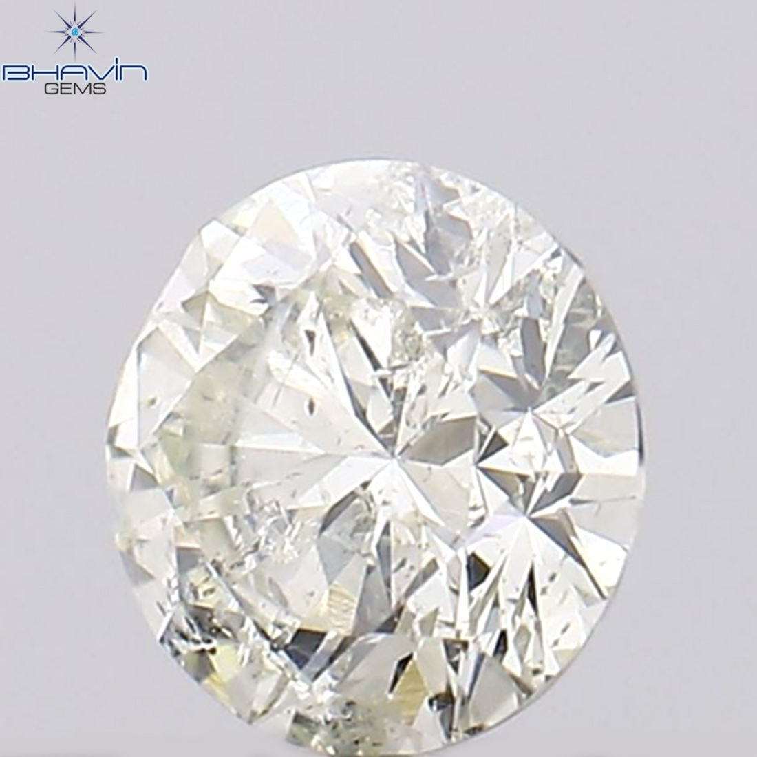 0.27 CT Natural Round Diamond H Color Clarity I1 (3.84 MM)