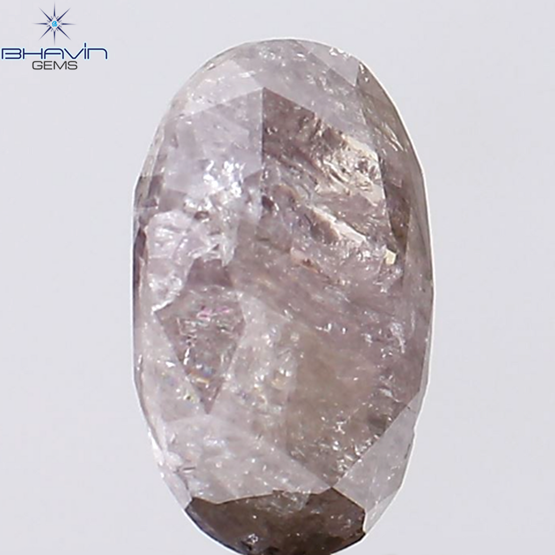 1.73 CT Natural Oval Diamond Pink Color Clarity I3 (9.36 MM)
