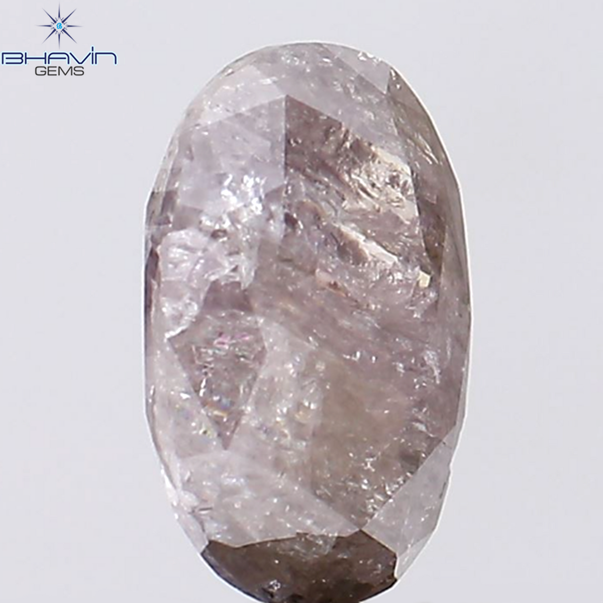 0.18 CT オーバル シェイプ ナチュラル ダイヤモンド ピンク カラー VS2 クラリティ (3.95 MM)