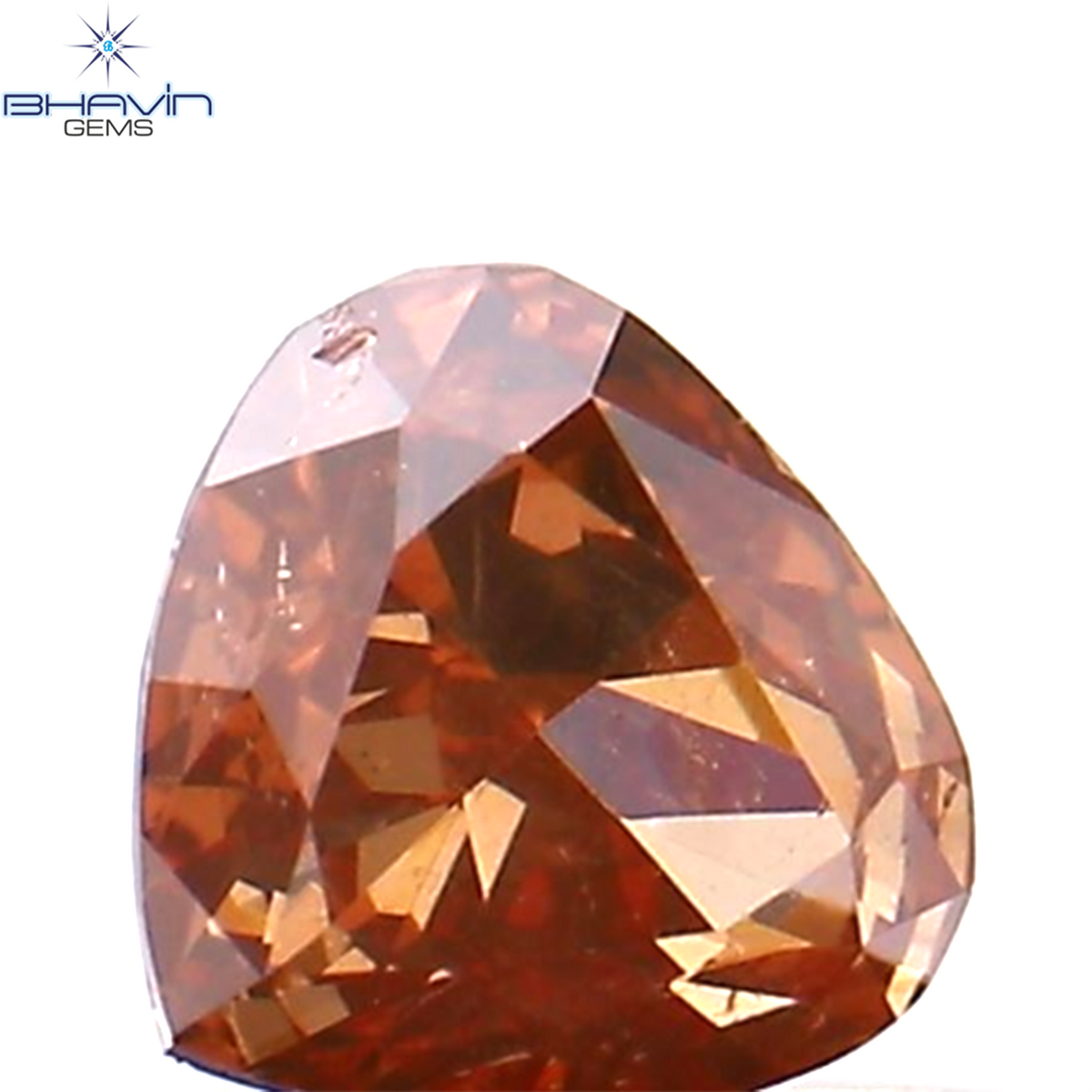 0.19 CT Natural Heart Diamond Enhanced Pink Color Clarity VS2 (3.78 MM)