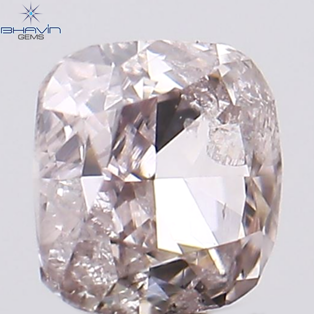 0.16 CT Natural Cushion Diamond Pink Color Clarity SI2 (3.00 MM)