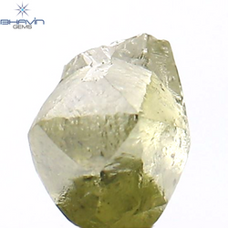 0.81 CT Rough Shape Natural Diamond Yellow Color I1 Clarity (4.96 MM)