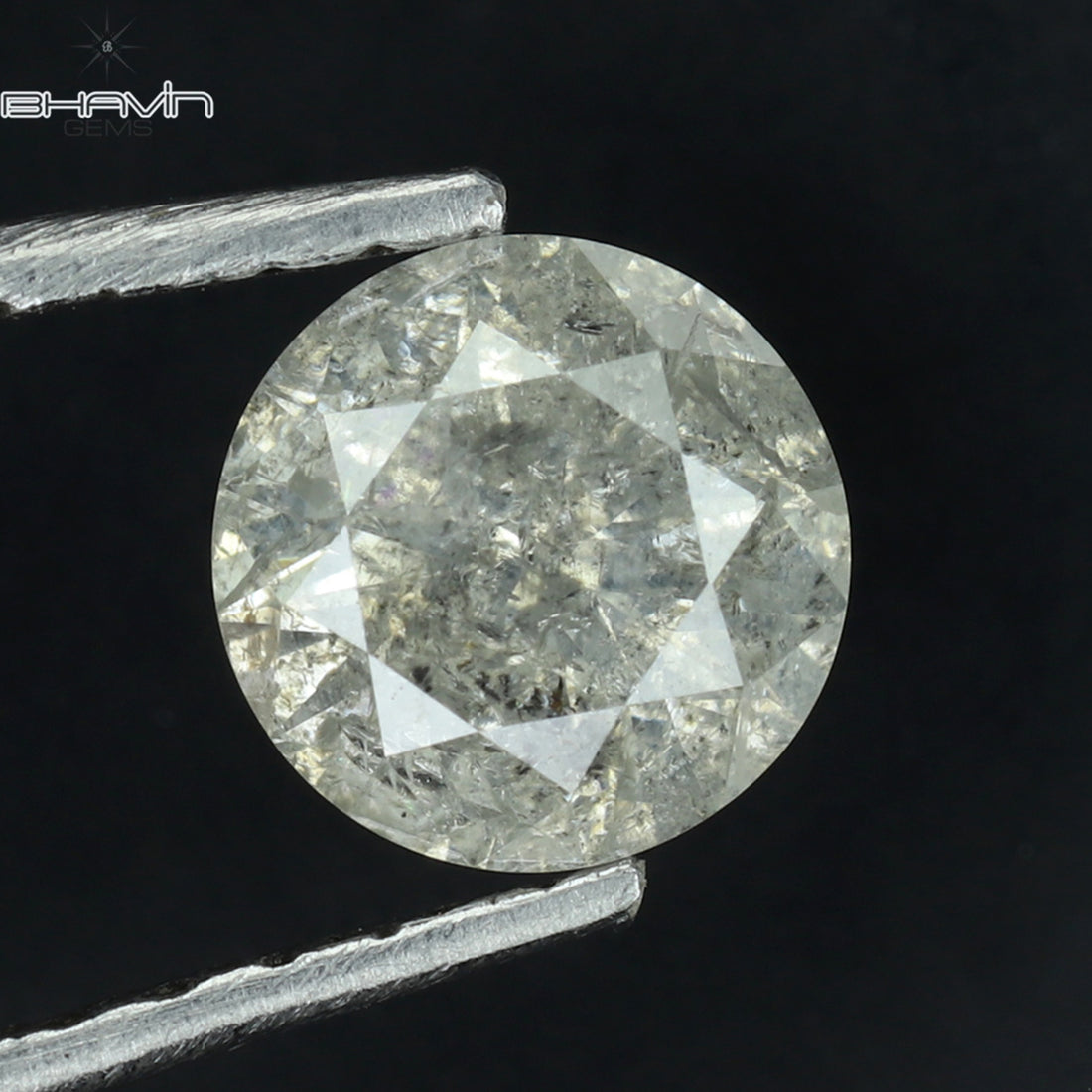 0.53 CT Natural Round Diamond White Color Clarity I3 (5.18 MM)