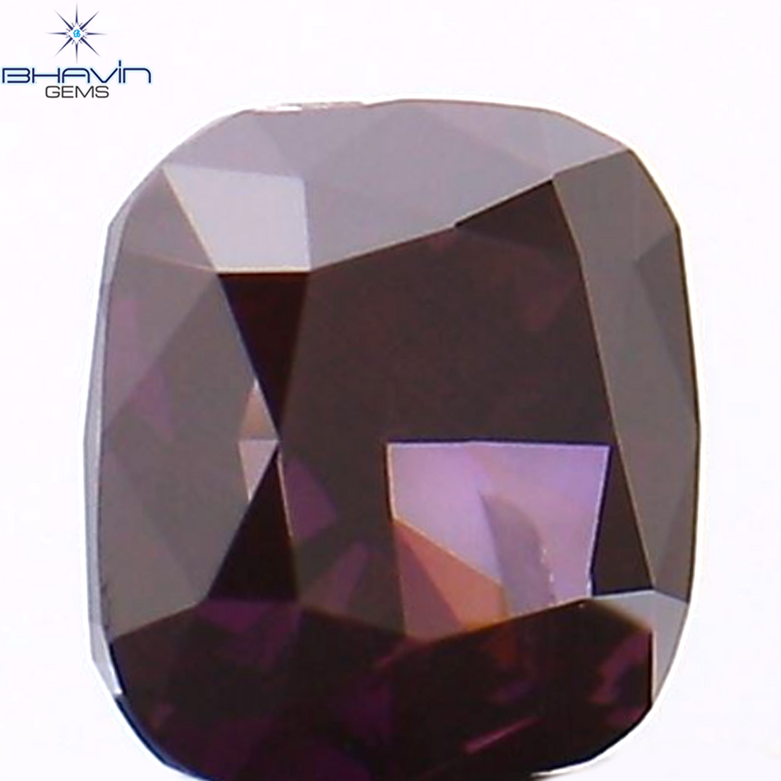 0.16 CT Natural Cushion Diamond Enhanced Pink Color Clarity SI1 (3.11 MM)