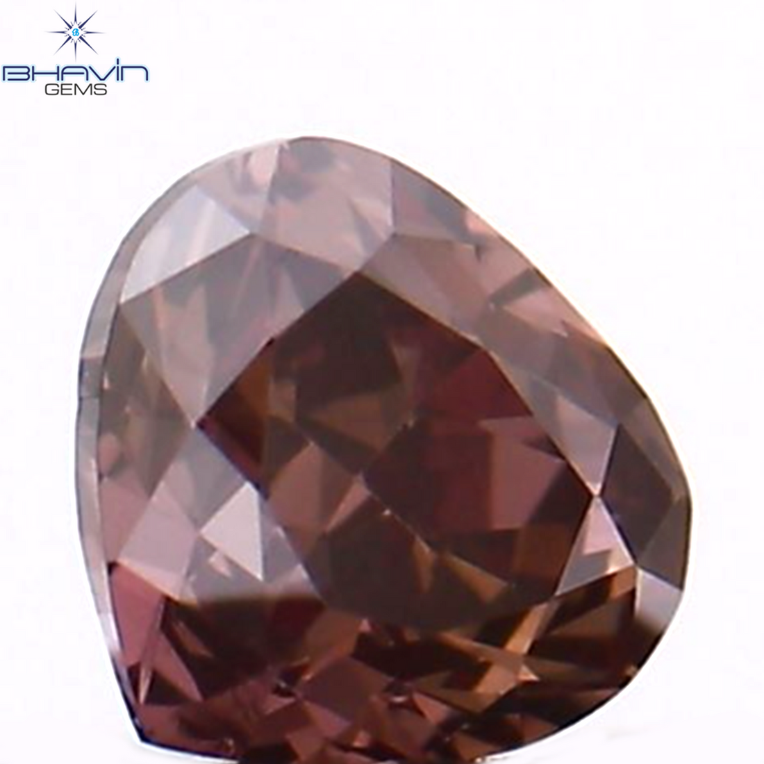 0.08 CT ハート シェイプ ナチュラル ルース ダイヤモンド ピンク色 VS1 クラリティ (2.78 MM)