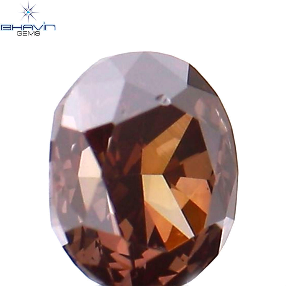 0.19 CT Natural Oval Diamond Enhanced Pink Color Clarity VS2 (3.17 MM)