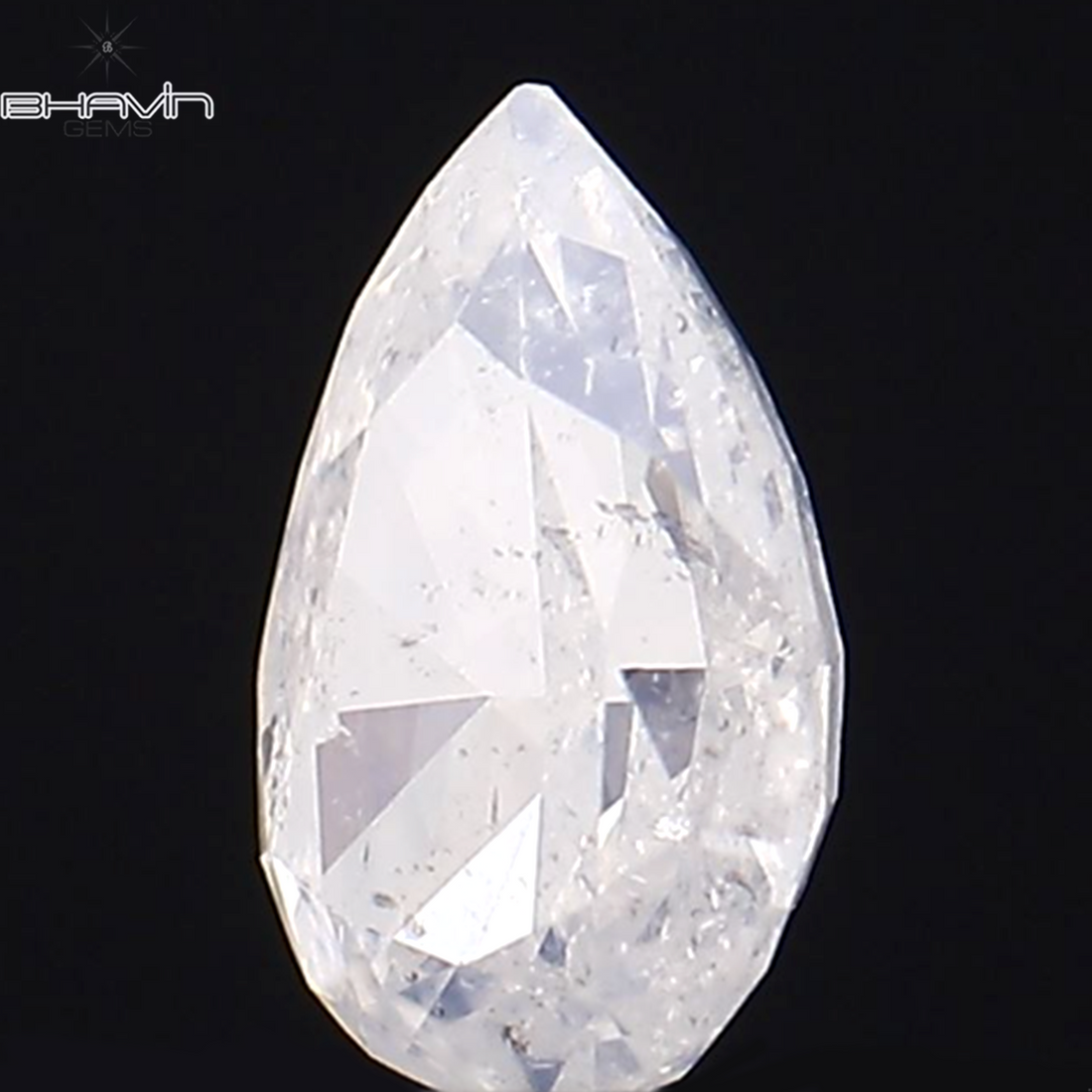 0.20 CT Natural Pear Diamond White Fancy Color Clarity SI2 (4.62 MM)