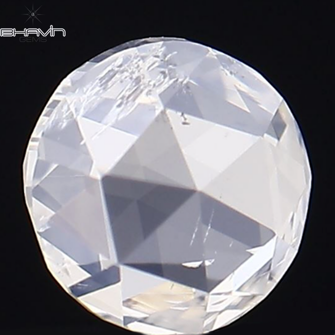 0.18 CT Natural Round Rose Cut Diamond White Fancy Color Clarity SI2 (3.60 MM)