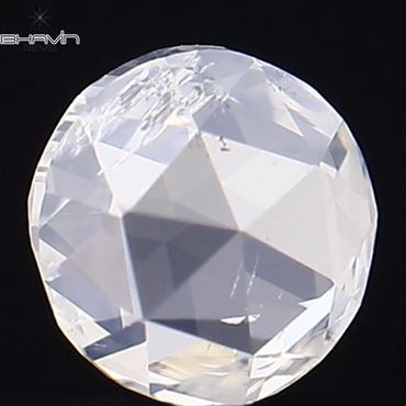 0.18 CT Round Rose Cut Shape Natural Diamond White Color SI2 Clarity (3.60 MM)