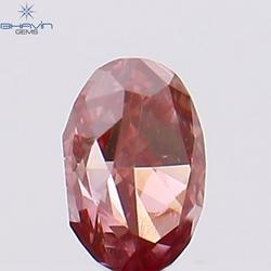 0.07 CT Oval Shape Natural Diamond Pink Color VS1 Clarity (2.92 MM)