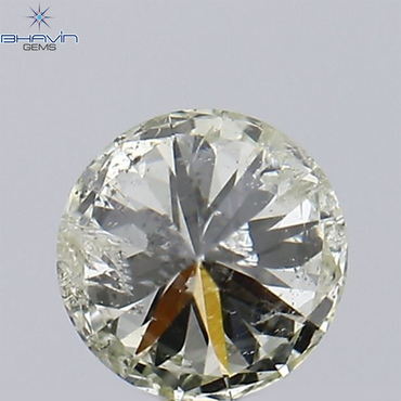 0.25 CT Round Shape Natural Loose Diamond White(K)  Color I1 Clarity (3.93 MM)