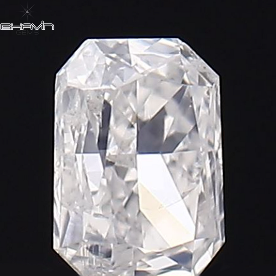 0.08 CT ラディアント シェイプ ナチュラル ダイヤモンド ピンク色 SI2 クラリティ (2.38 MM)