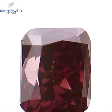 0.19 CT クッション シェイプ ナチュラル ルース ダイヤモンド 強化ピンク色 VS1 クラリティ (3.31 MM)