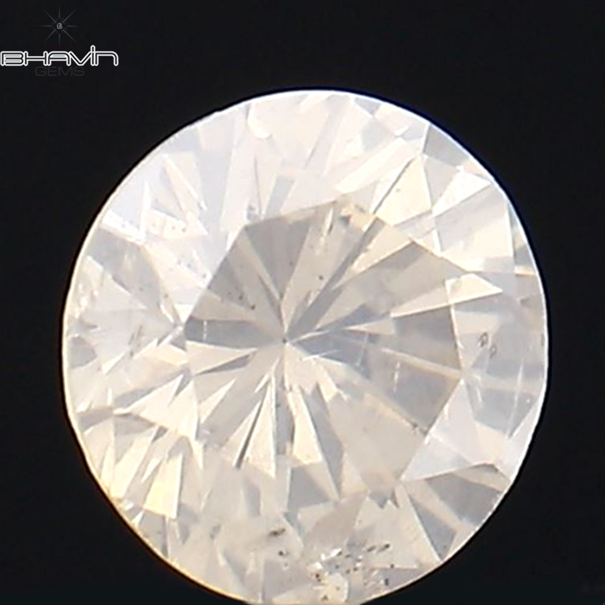 0.12 CT Natural Round Diamond White Fancy Color Clarity SI1 (3.20 MM)