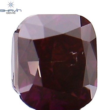0.24 CT Cushion Shape Natural Loose Diamond Enhanced Pink Color VS2 Clarity (3.45 MM)