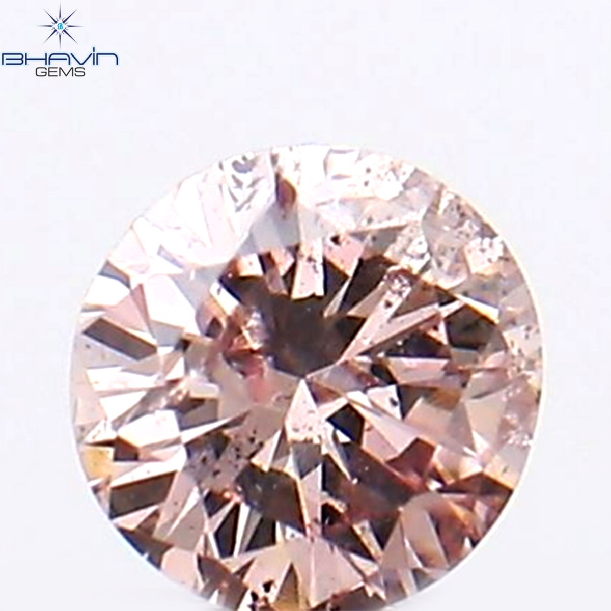 0.05 CT Natural Round Diamond Pink (Argyle) Color Clarity SI2 (2.36 MM)