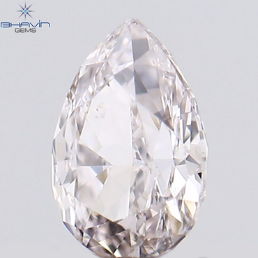 0.17 CT Pear Shape Natural Diamond Pink Color VS2 Clarity (4.20 MM)