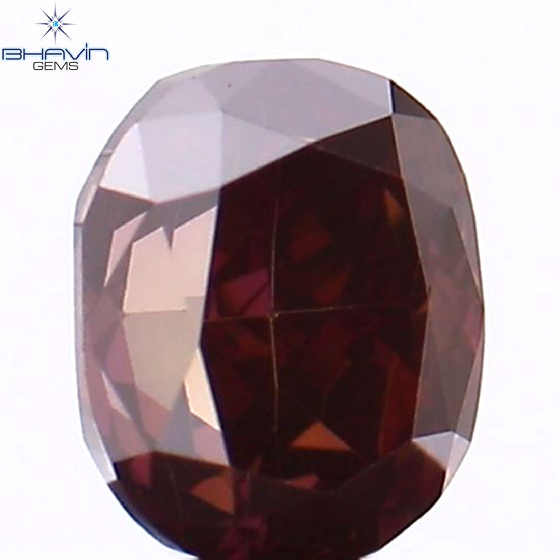 0.27 CT Natural Oval Diamond Enhanced Pink Color Clarity VS1 (3.91 MM)