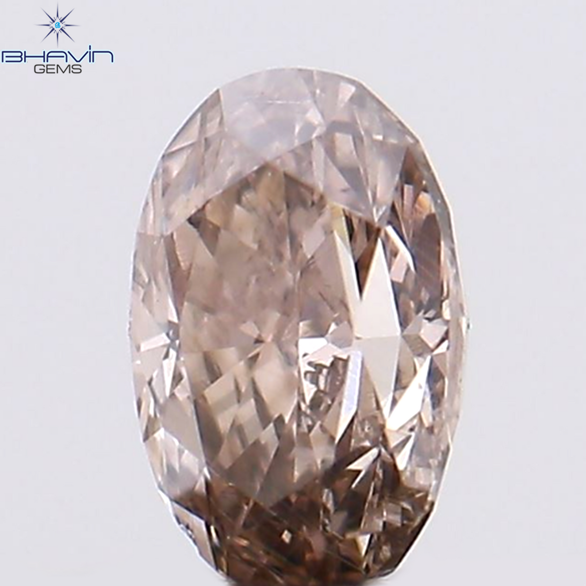 0.18 CT Natural Oval Diamond Pink Color Clarity VS2 (3.95 MM)