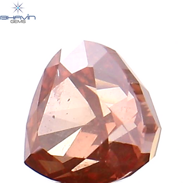 0.22 CT Heart Shape Enhanced Pink Color Natural Loose Diamond SI1 Clarity (3.60 MM)