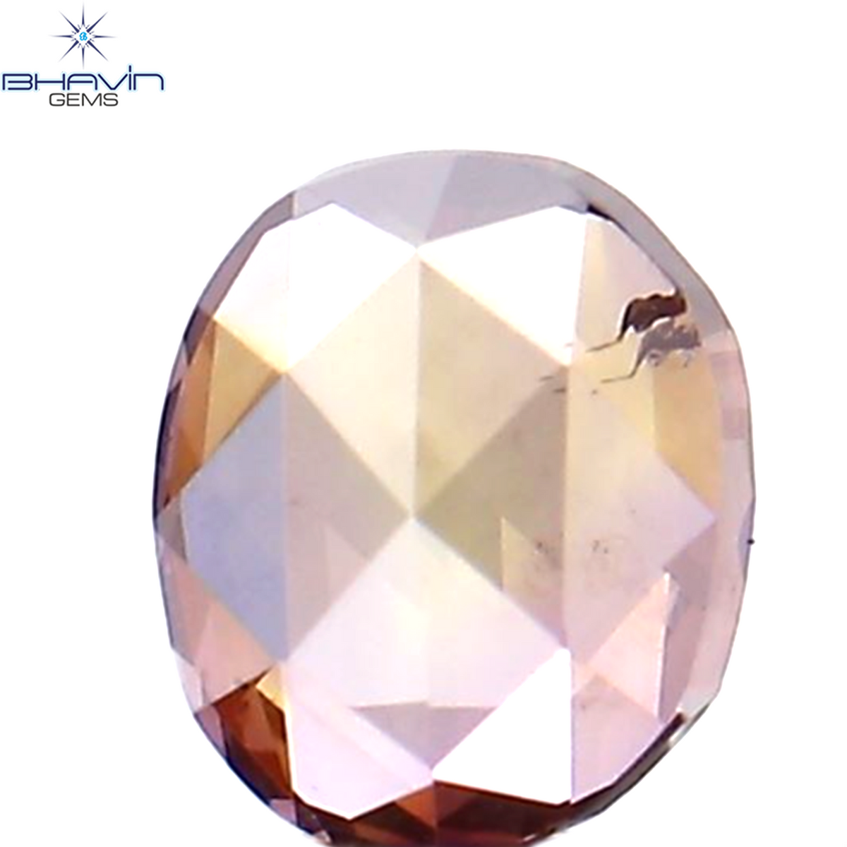 0.15 CT Natural Oval Diamond Enhanced Pink Color Clarity VS2 (3.50 MM)