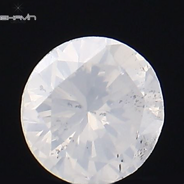 0.08 CT Round Shape Natural Loose Diamond White Color SI2 Clarity (2.75 MM)