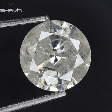 0.99 CT Round Shape Natural Loose Diamond White Color I3 Clarity (6.40 MM)
