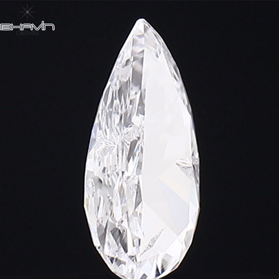 0.12 CT Natural Pear Diamond White Color Clarity SI1 (4.85 MM)