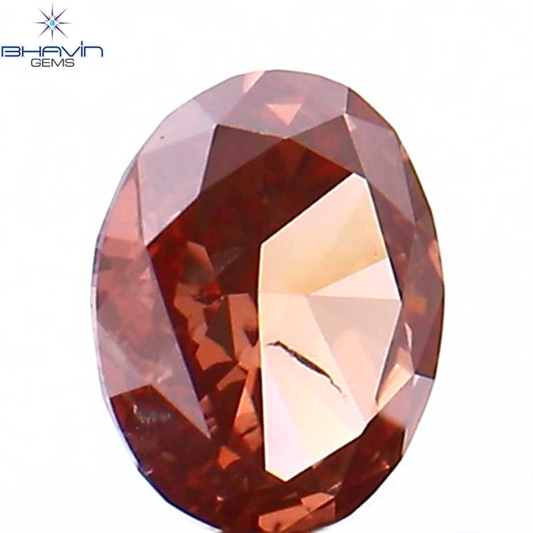 0.12 CT Natural Oval Diamond Enhanced Pink Color Clarity SI1 (3.62 MM)