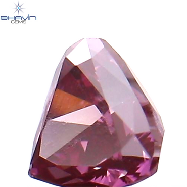 0.12 CT ハート シェイプ ナチュラル ダイヤモンド 強化ピンク色 VS2 クラリティ (3.03 MM)