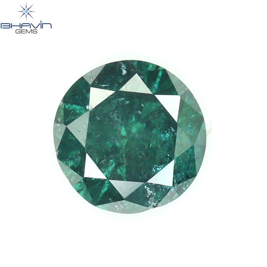 0.29 CT Natural Round Diamond Enhanced Blue Color Clarity I3 (4.20 MM)