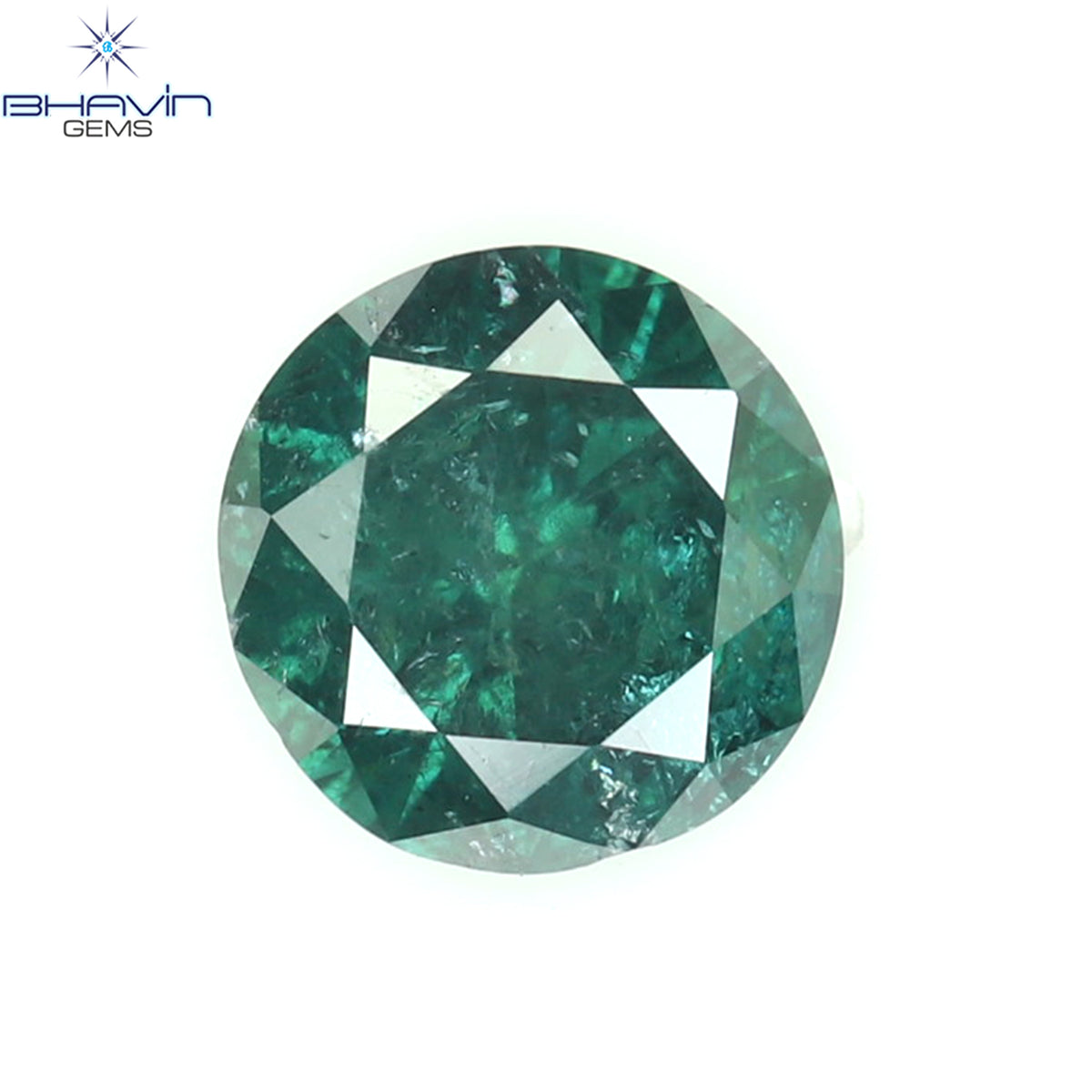 0.29 CT Natural Round Diamond Enhanced Blue Color Clarity I3 (4.20 MM)