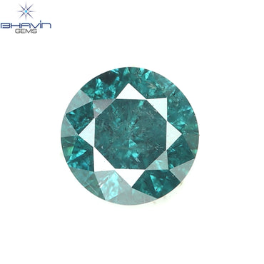 0.24 CT Round Diamond Natural Loose Diamond Blue Color I3 Clarity (3.85 MM)