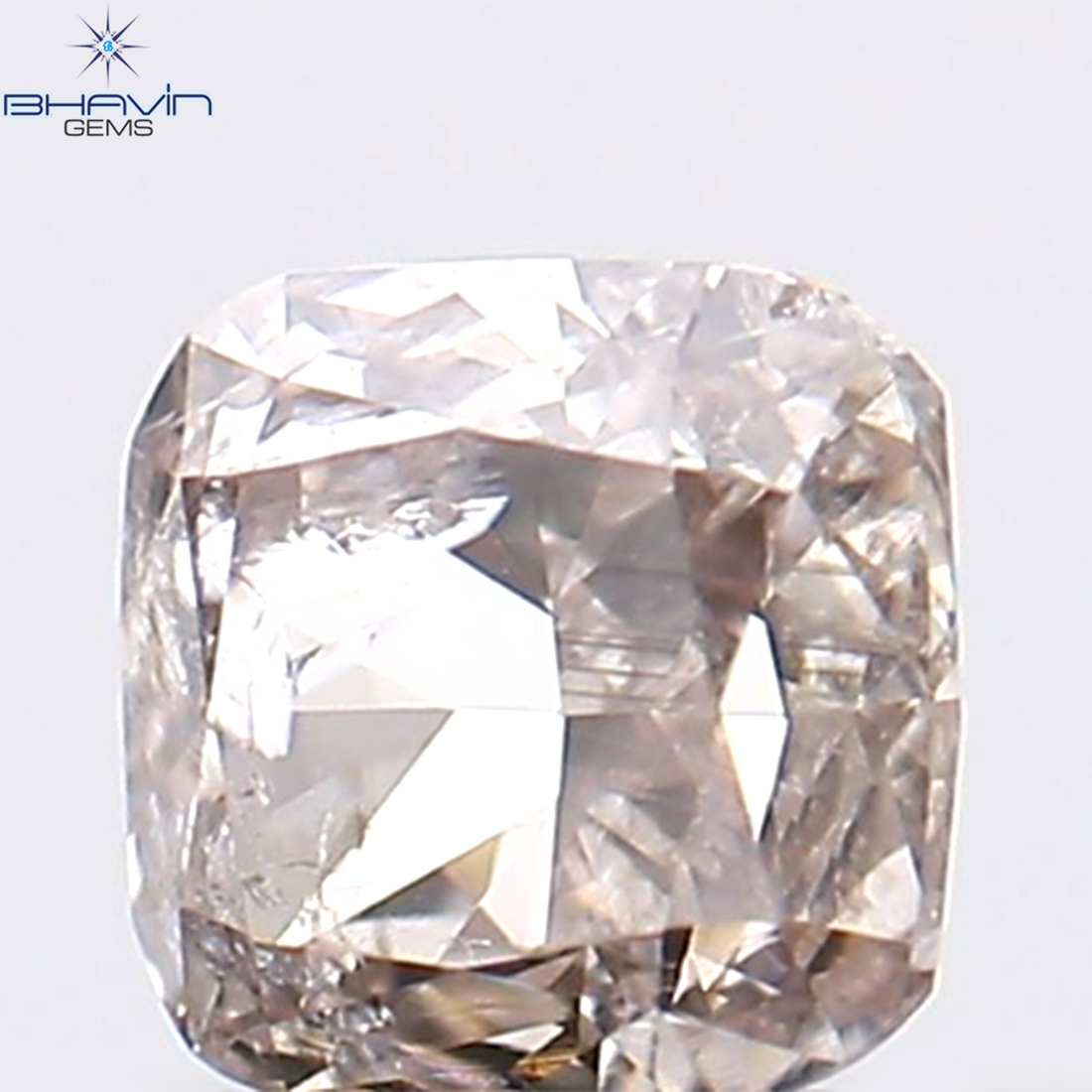 0.17 CT Natural Cushion Diamond Pink Color Clarity I1 (3.00 MM)